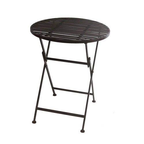 Garten Living Klappbarer Bartisch aus Schmiedeeisen | Wayfair.de